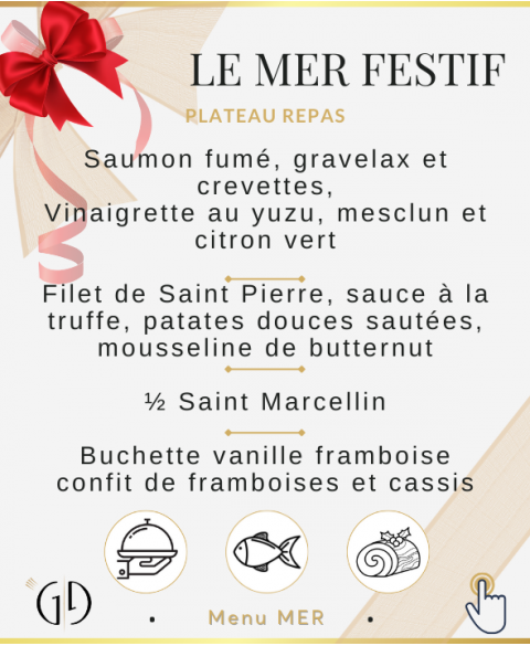 PLATEAU REPAS FESTIF MER PLATEAU REPAS FESTIF MER